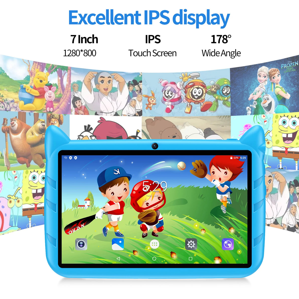 New 7 Inch 5G WiFi Kids Tablet &ndash; Ultra Slim Design Edition