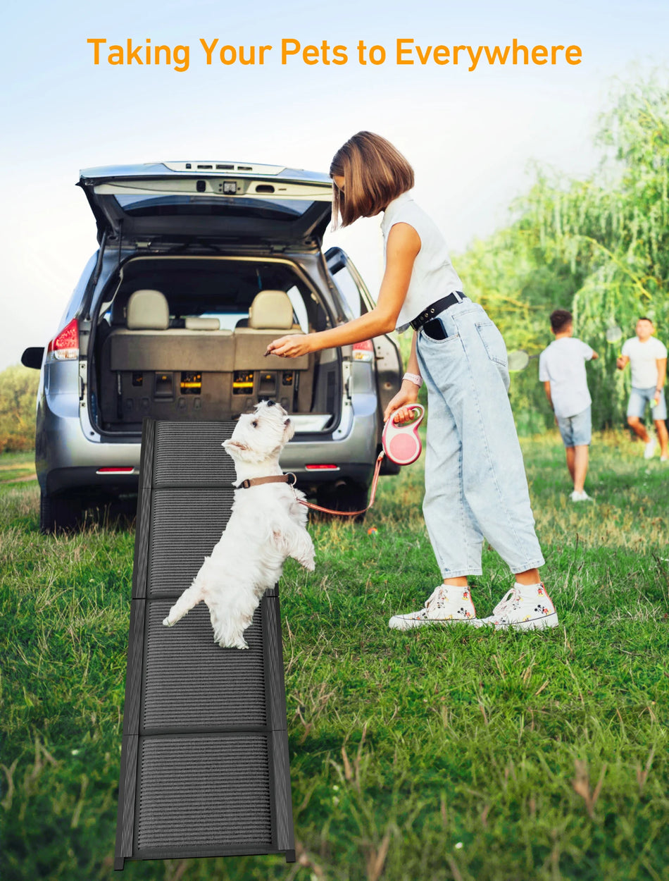 Rampa Plegable para Perros Antideslizante Escaleras Portátiles para Mascotas para Camas y Coches