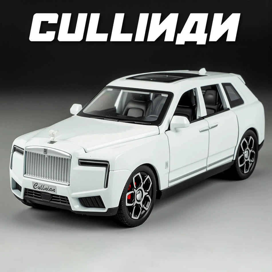 1:32 Diecast model avtomobila Cullinan z odpiranjem vrat na povlečenje