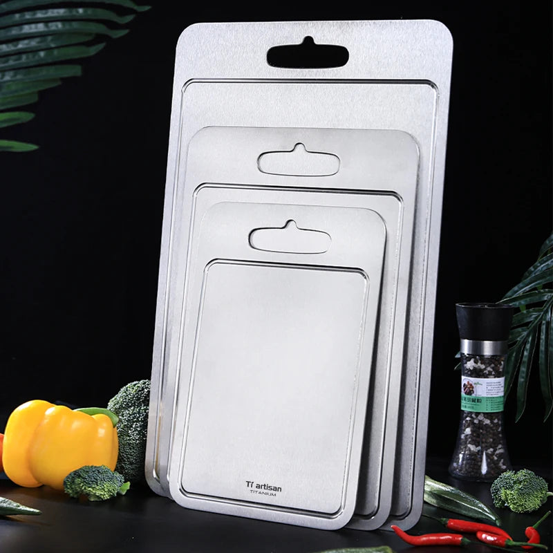 Tiartisan Titanium Cutting Board &ndash; Ultralight Double Sided
