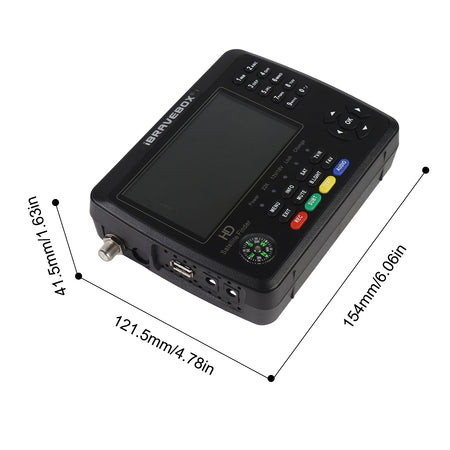Qiilu Satellite Finder Meter &ndash; High Definition 4.3 Inch LCD