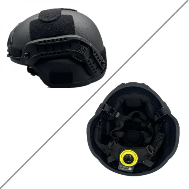 UHMWPE MICH2000 High Cut Ballistic Helmet - ISO NIJ IIIA