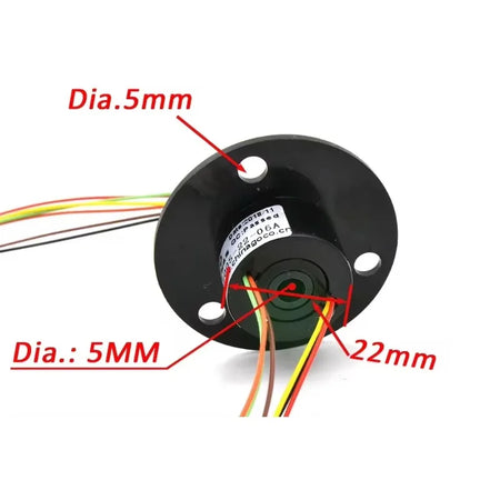 2/4/6/12 Channels Slip Ring With 5mm Hole &ndash; High Current 2A