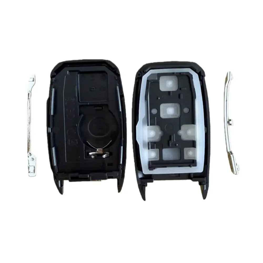Car Remote Smart Card Key Shell Casing 6 Buttons for Kia with Uncut Emergency Key Blade by InterCyprus Trading Ltd