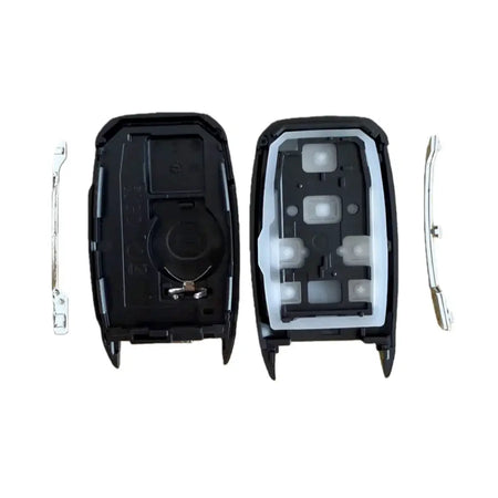 Car Remote Smart Card Key Shell Casing 6 Buttons for Kia with Uncut Emergency Key Blade by InterCyprus Trading Ltd