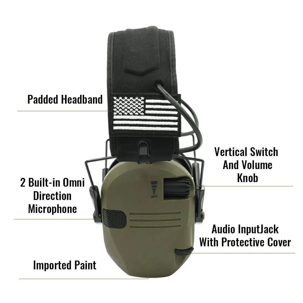 Tactical Electronic Shooting Earmuff &ndash; Noise Reduction