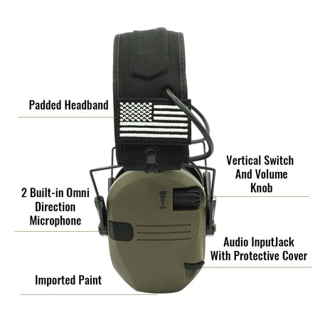 Tactical Electronic Shooting Earmuff &ndash; Noise Reduction