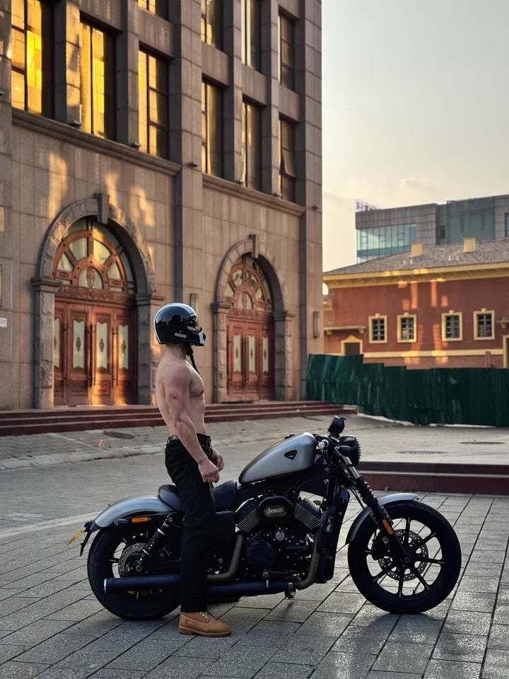 FBR Full Face Retro Helmet Tokyo Style &ndash; Fiberglass Shell