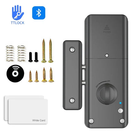 TTLock Invisible Smart Lock &ndash; Bluetooth App IC Card Unlock TTLock IC Card-Black
