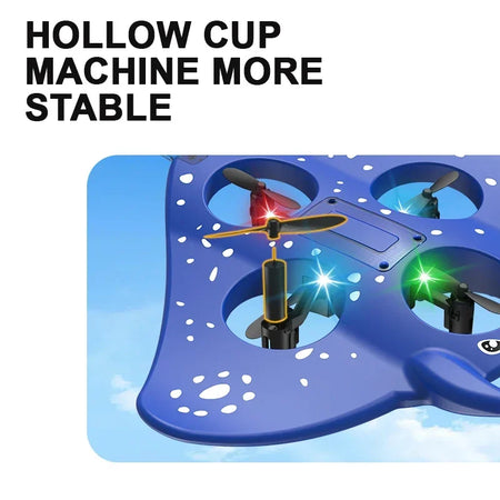 RC Manta Foam Glider &ndash; LED Night Flight Lights for Kids