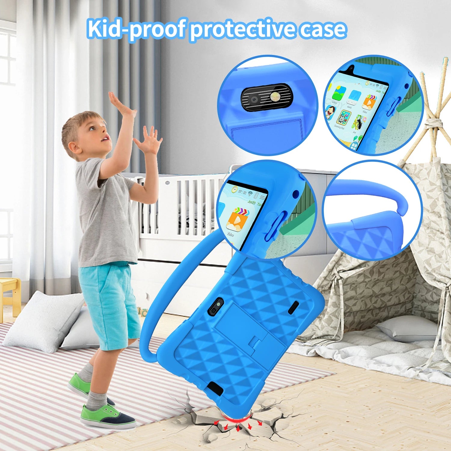 BDF K3 Kids 7 Inch Tablet &ndash; Kid Proof Protective Case