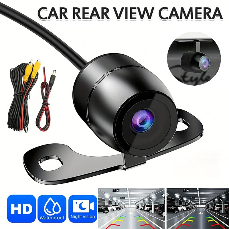 🟠 Αδιάβροχη κάμερα οχήματος με νυχτερινή όραση για πίσω προβολή Universal Backup Camera Monitor Head Unit Audio Accessoriors Car Accessories