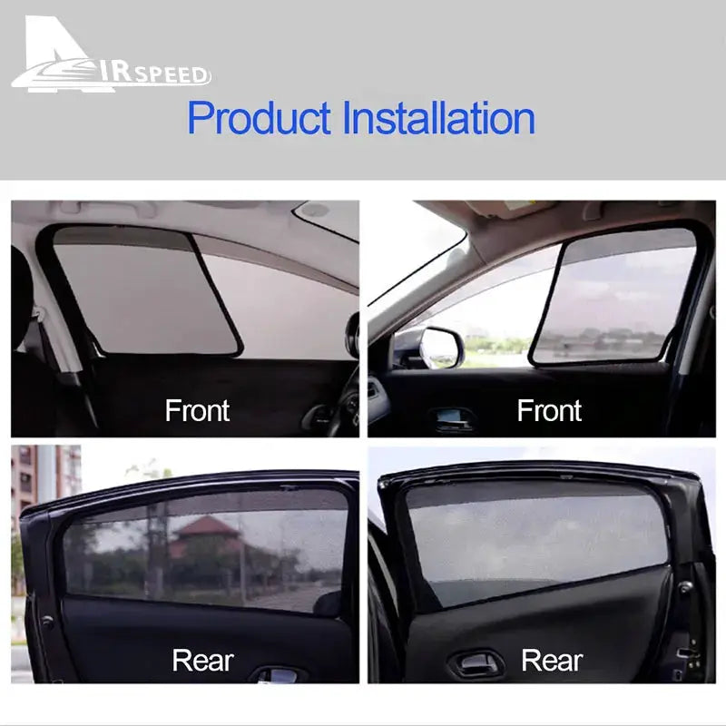 Folding Magnetic Car Window Sunshade for Volvo XC90 2005-2025 by InterCyprus Trading Ltd