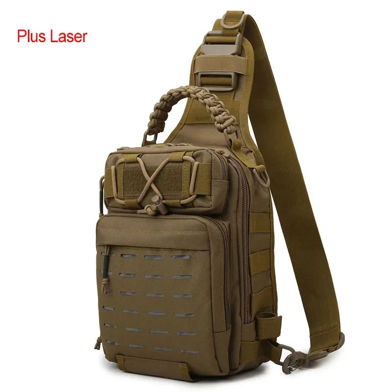 Tactical Camping Bag &ndash; Ultra Multi-Function Molle System Plus Khaki