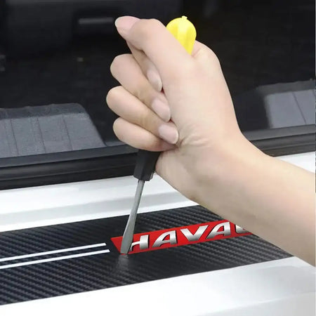 Haval Car Door Sill Protector Carbon Fiber Anti Scratch
