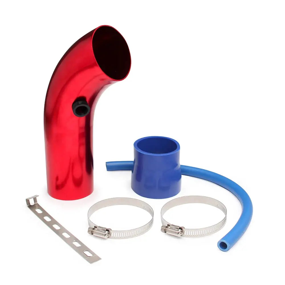3" Cold Air Intake Pipe Kit & 76mm Air Filter, Car Cold Air Intake Turbo Filter Aluminum Air Filter Induction Flow Hose Pipe Kit by InterCyprus Trading Ltd