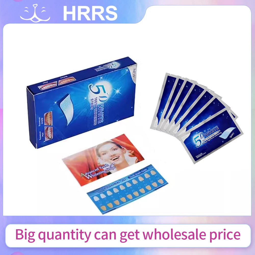 DENHRRS 5D Teeth Whitening Strips &ndash; Effective Stain Removal