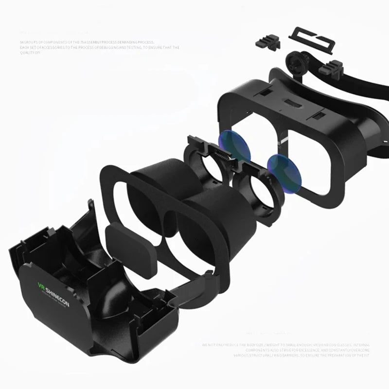 Shinecon 3D VR Glasses for Immersive Mobile Gaming and Movies