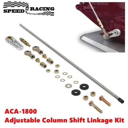 ACA-1800 Adjustable Column Shift Linkage Kit for GM TH-200, 200-4R, TH-350, TH-400, 4L60, 4L60E, 4L80E & 700-R4 Transmission by InterCyprus Trading Ltd