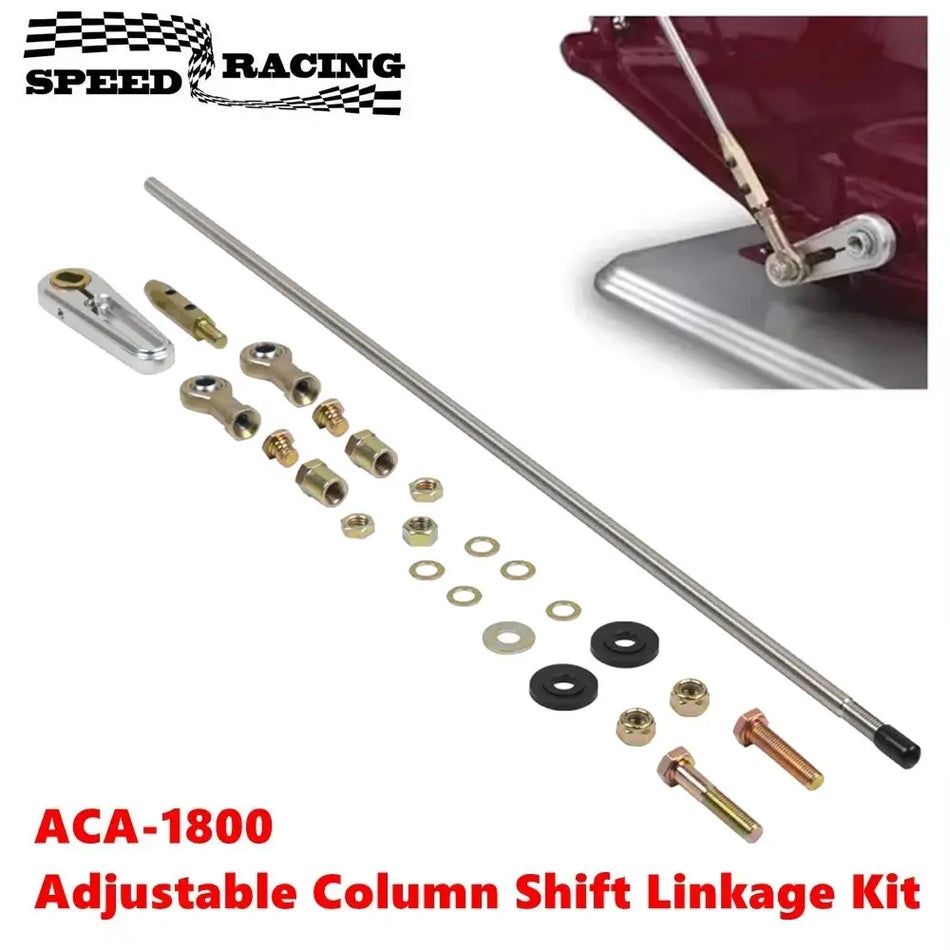 ACA-1800 Adjustable Column Shift Linkage Kit for GM TH-200, 200-4R, TH-350, TH-400, 4L60, 4L60E, 4L80E & 700-R4 Transmission by InterCyprus Trading Ltd