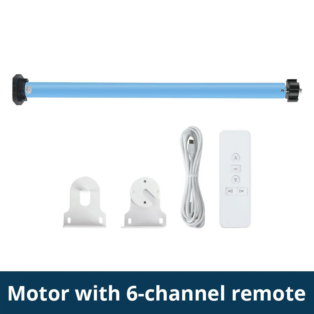 Zemismart Zigbee Smart Roller Shade Motor with Built-in Battery for Voice Control Motor with R6 / CHINA