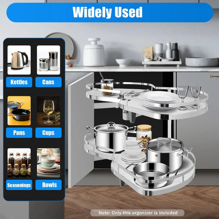 Corner Shelves for Cabinet Storage - Space Saving Design