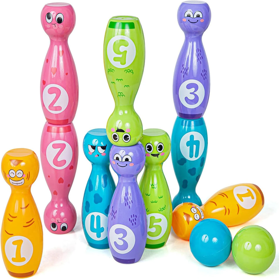 Educational Baby Bowling Set for Toddlers - Fun Indoor &amp; Outdoor Sports Activity Toy for Children, Perfect Gift for Ages 3+ 1PC Bowling Set