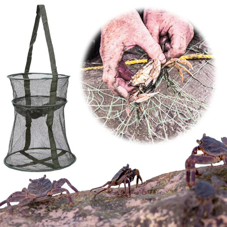 Foldable Fishing Nets - Durable, Lightweight &amp; Portable for Fish &amp; Shrimp
