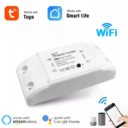 SCRIOR Smart Home Wireless Remote Switch for LED Lights - Compatible with Alexa &amp; Google Home