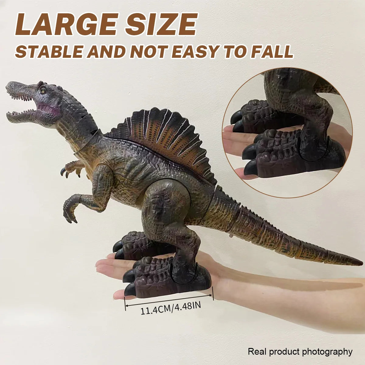 Remote Control Dinosaur Toy Velociraptor 2.4G &ndash; Light Roar