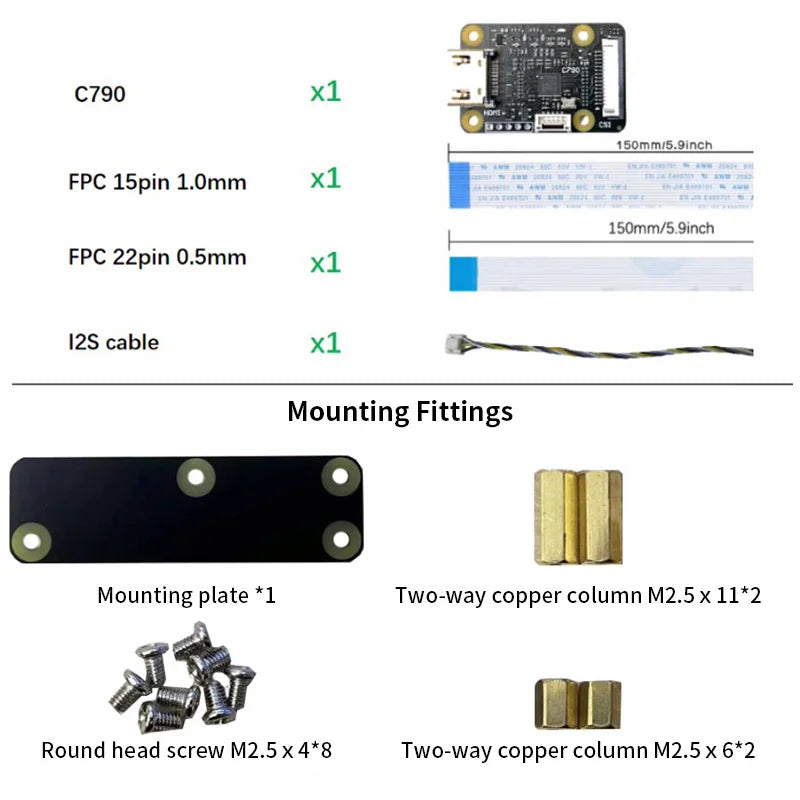 BLiKVM C790 Module &ndash; 1080P Video and I2S Audio Compatibility C790 Kit