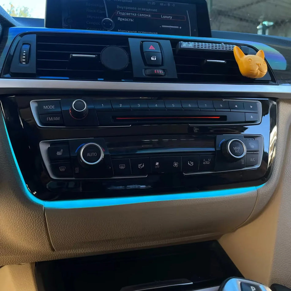 Center Console LED Ambient Strip for BMW 3 Series F30 F32 F33 F34 F36 by InterCyprus Trading Ltd