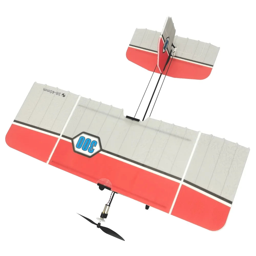 NoEnName_Null 300mm Wingspan PP Foam Micro Indoor RC Airplane Kit for Beginners
