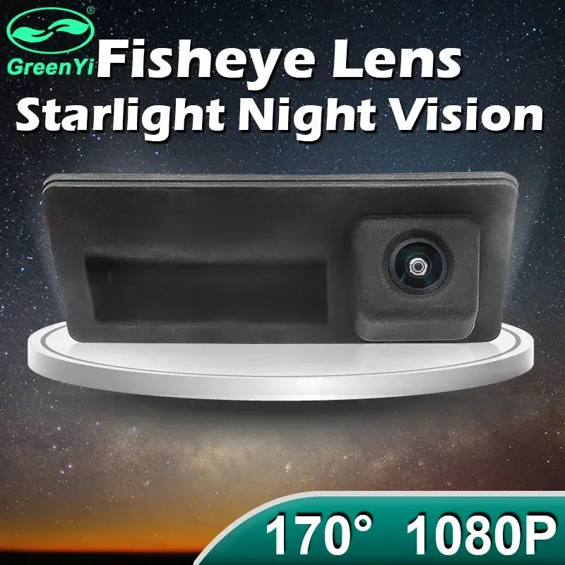 GreenYi 170° 1080P AHD Vehicle Rear View Camera for VW Volkswagen Golf Passat B7 B6 Tiguan Jetta MK6 Audi A3 A4 A5 Q5 A6 B6 Car by InterCyprus Trading Ltd