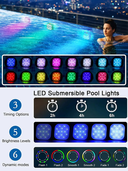 LD23-YCD &ndash; Color Changing Underwater Pool Light With Remote