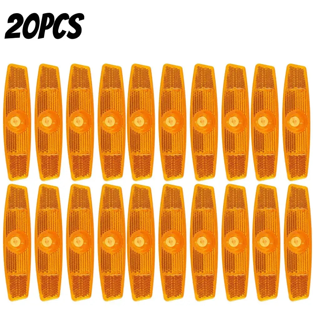 Fish Shaped Safety Spoke Reflectors For Bicycle Rim Light 20PCS 1