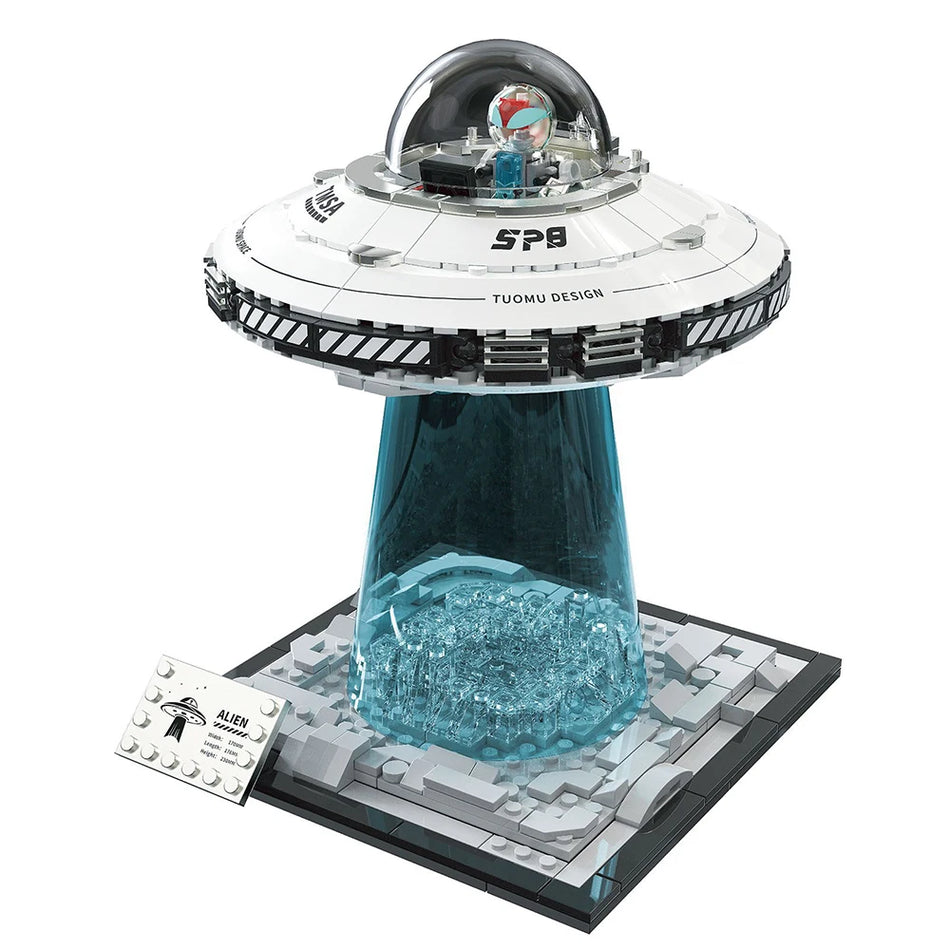 MOC Space UFO Alien Spaceship &ndash; Lego Compatible Gift NO Box 1