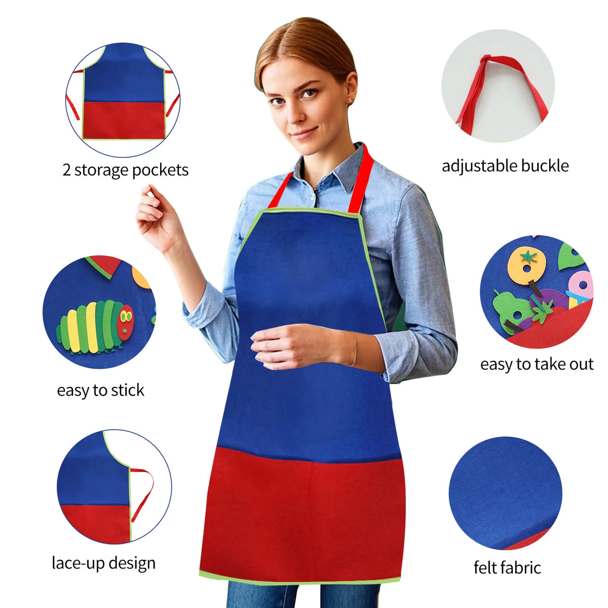 Adjustable Felt Teaching Apron &ndash; Interactive Storytelling