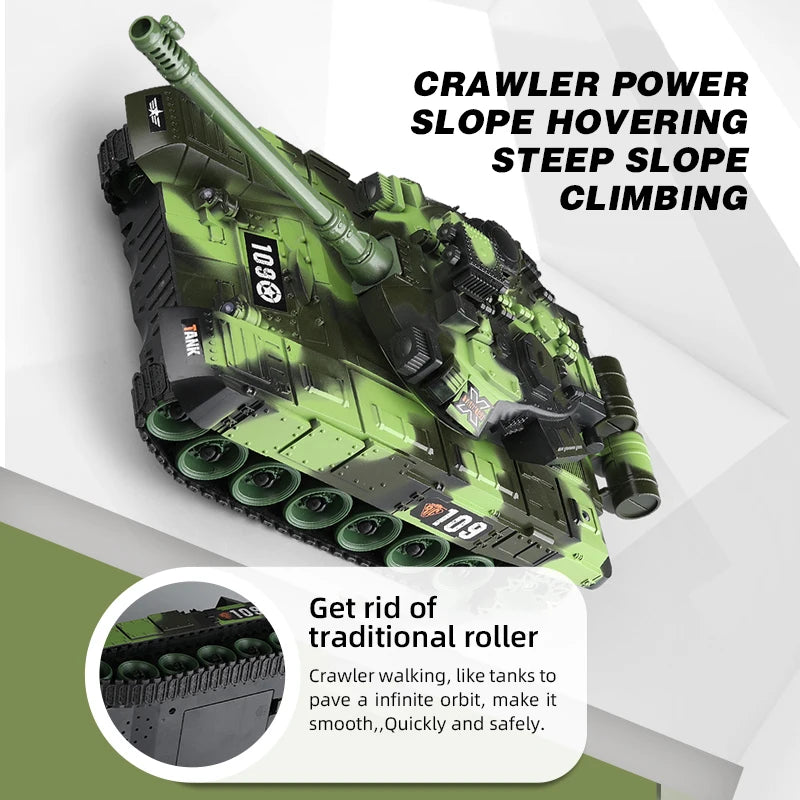 RC Tank 1/30 33cm 2.4G 7CH Crawler - Ultra Fast Remote
