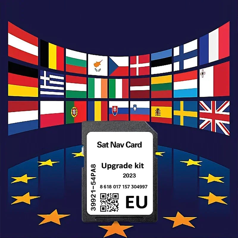 Sat Nav SD Card 16GB Slda 2023 &ndash; Europe Navigation Maps CHINA