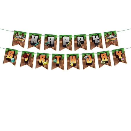 Birthday Party Supplies - Disposable Dinnerware &amp; Decorations Pull the flag 1set