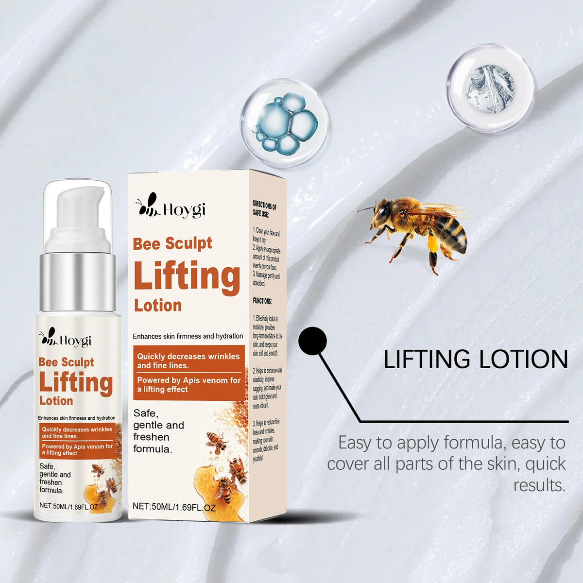 Bee Venom Lifting Firming Cream &ndash; Superior Hydration and Wrinkle Smoothing