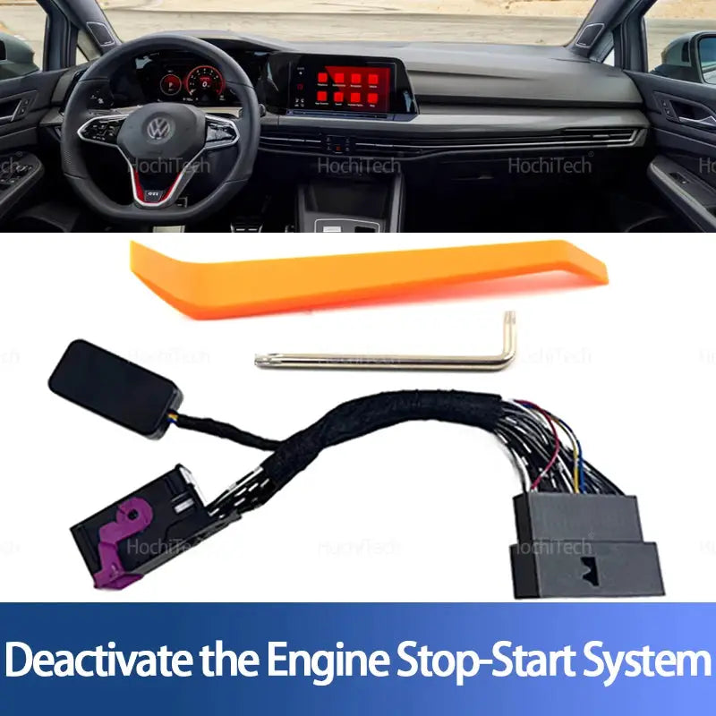 Automatic Stop Start Engine System Off Device Sensor Plug Stop Cancel Cable Memory Mode for Volkswagen Golf MK8 Golf8 2020-2023 by InterCyprus Trading Ltd