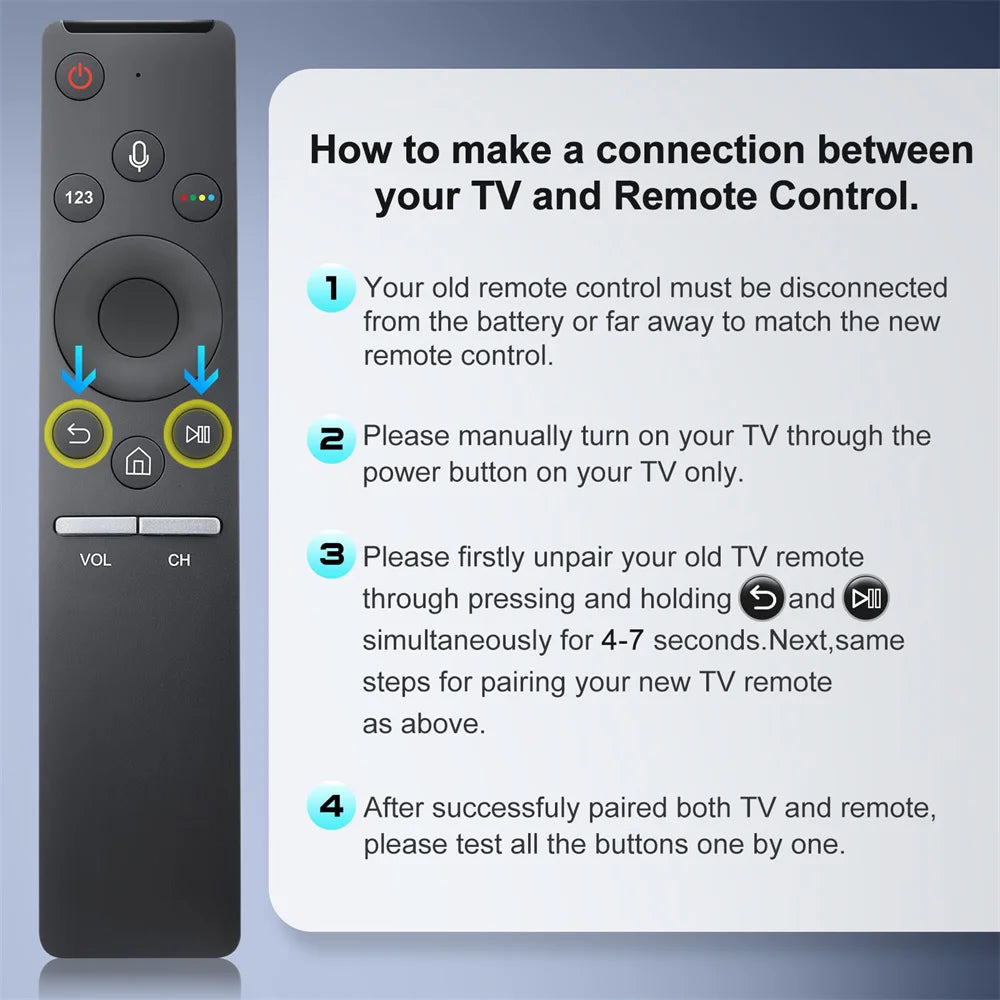 BN59-01266A Voice Remote Control &ndash; Samsung TV Compatibility