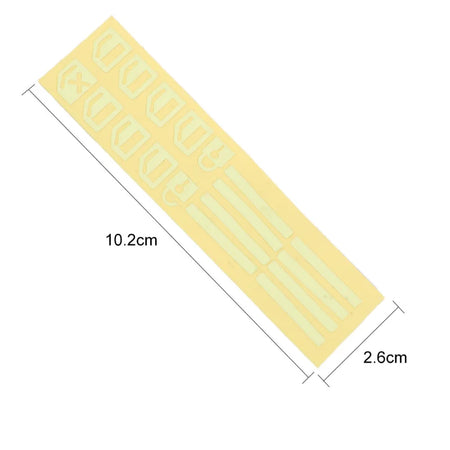 Luminous Car Window Button Stickers - Fluorescent Night Decals for Interior Accessory Panel