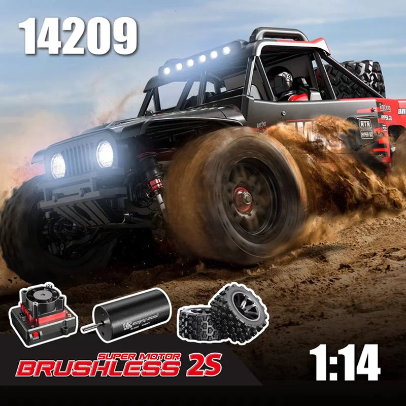 MJX Hyper Go Brushless RC Car, 1 14 Off Road Pickup, Υψηλή Ταχύτητα