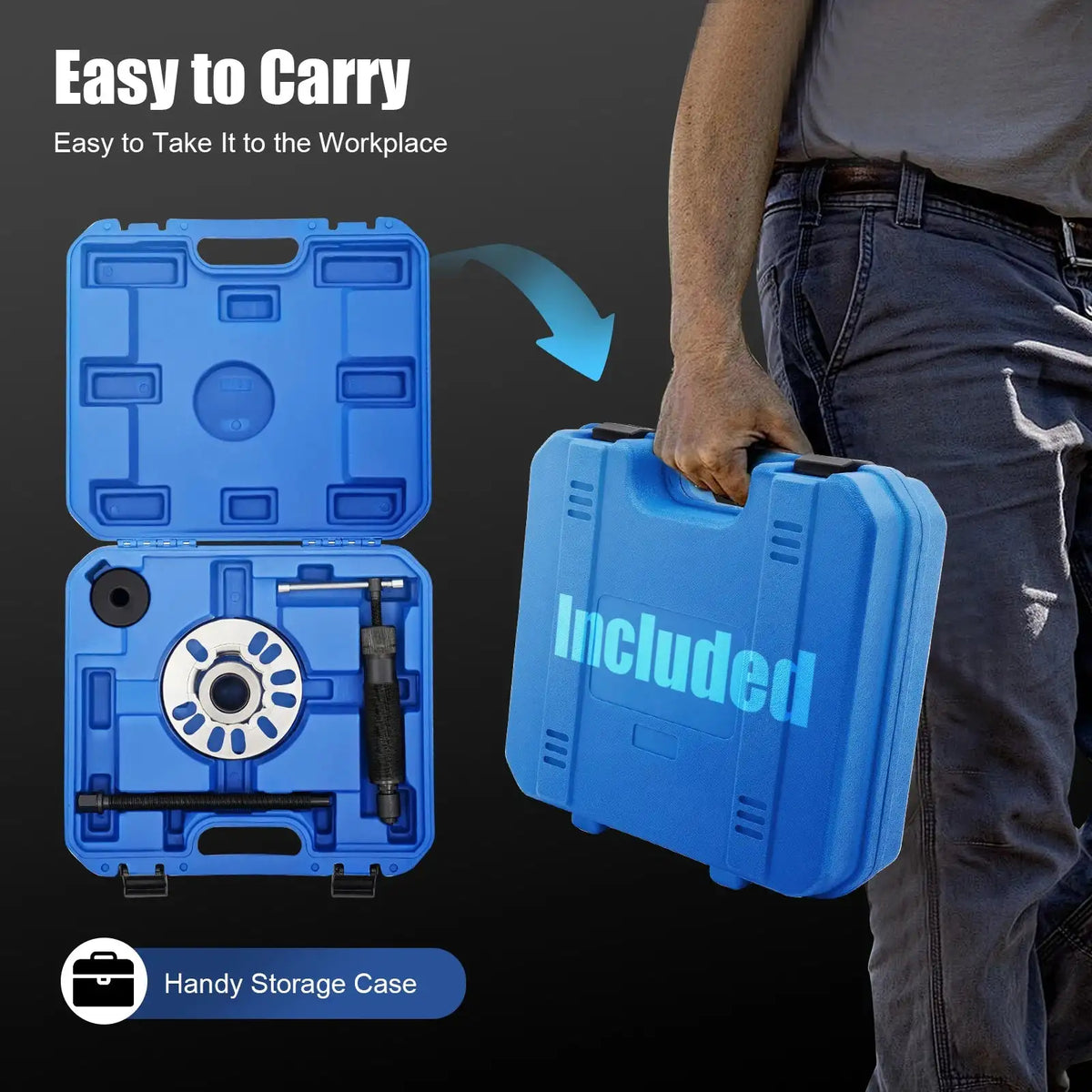 Universal Wheel Hub Removal Tool &ndash; 10 Ton Cylinder Durable