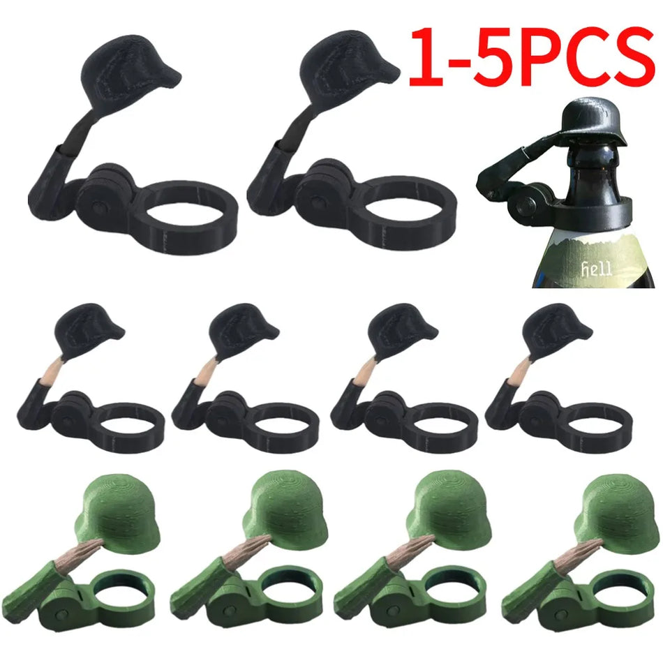 Στρατιωτικό Χαιρετισμό Μπουκάλι Μπύρας Κράνος Καπάκι Σταματητής Εξοπλισμός Πάρτι