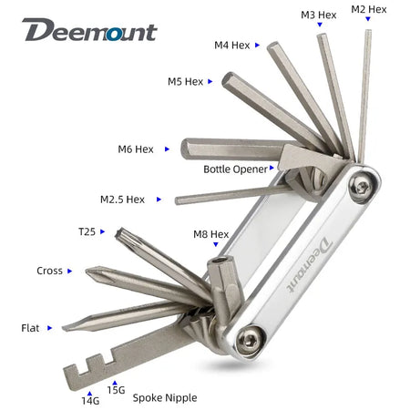 Deemount 13 In 1 Multi-Function Tool &ndash; Versatile Bicycle Chain Repair
