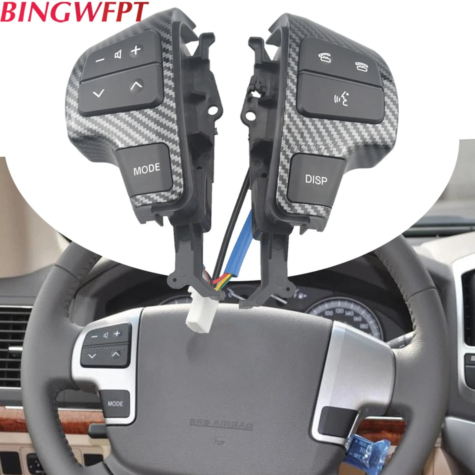 Przycisk przełącznika sterowania audio na kole kierownicy do Toyoty Land Cruiser 200